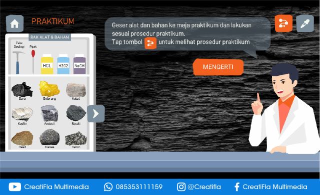 Virtual Lab Tanah dan Batuan TARS