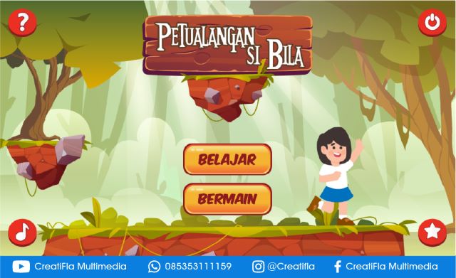Mobile Game Matematika Petualangan Si Bila