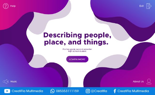 Multimedia Interaktif Bahasa Inggris Describing