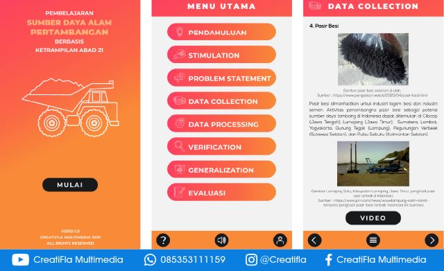 Mobile App Sumberdaya Alam Pertambangan