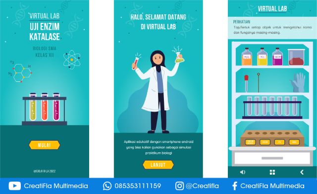 Virtual Lab Uji Enzim Katalase